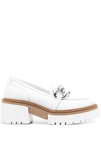 VAMSKO Iris 65mm leather loafers - Bianco