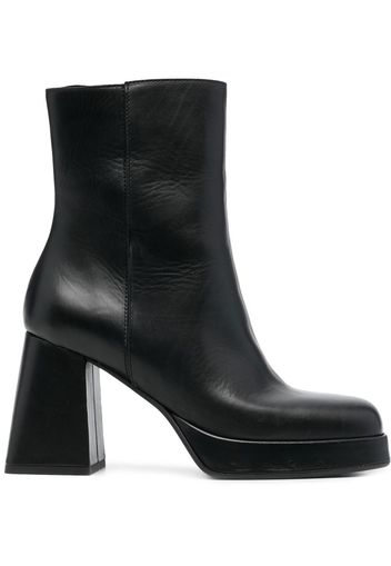 VAMSKO Doris 90mm leather ankle boots - Nero