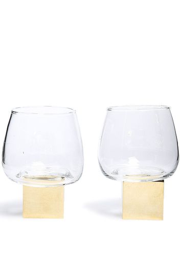 Vanessa Mitrani Cube Gravity whisky glasses (set of 2) - Bianco