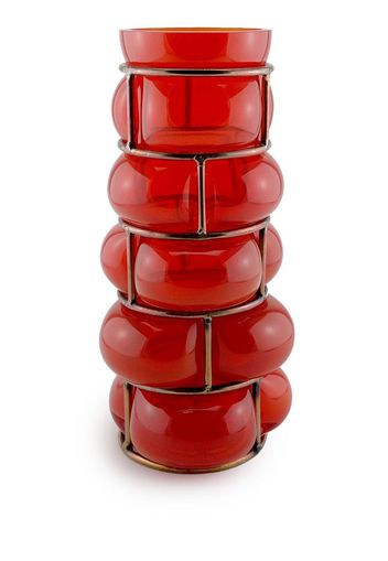 Vanessa Mitrani Brick glass vase - Rosso