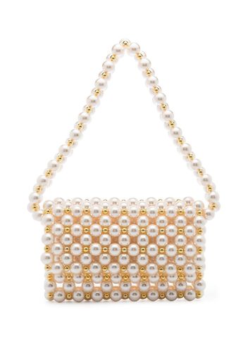 Vanina Rêveries pearl shoulder bag - Toni neutri