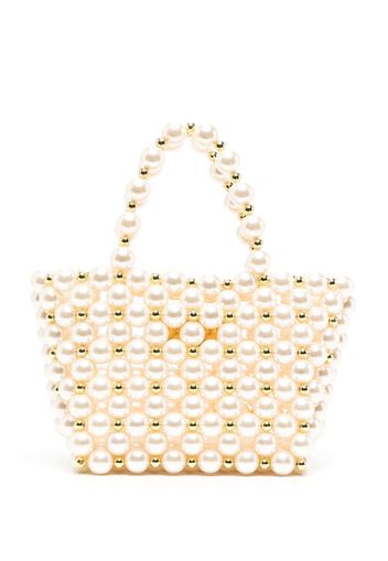 Vanina Les Reveries faux-pearl bag - Bianco