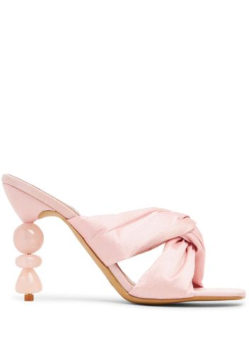 Vanina Camelia crossover-strap mules - Rosa