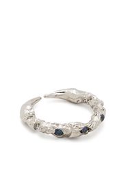 Vann Jewelry Anello Claw con cristalli - Argento