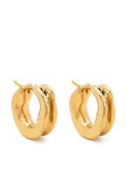 Vann Jewelry Orecchini a cerchio asimmetrici - Oro