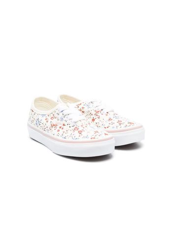 Vans Kids floral-print lace-up sneakers - Toni neutri