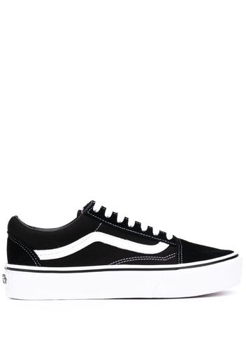 vans nere con suola marrone