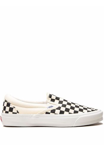 Vans Sneakers senza lacci a quadri - Bianco