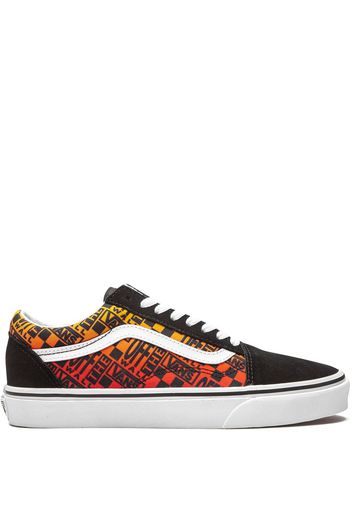 Vans Old Skool "Off the Wall Logos - Orange" low-top sneakers - Nero