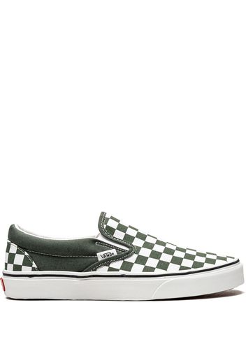 Vans Classic Slip-On "Checkerboard" sneakers - Verde