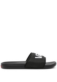 Vans logo-print open-toe slides - Nero