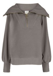 Varley oversize-collar ribbed jumper - Grigio