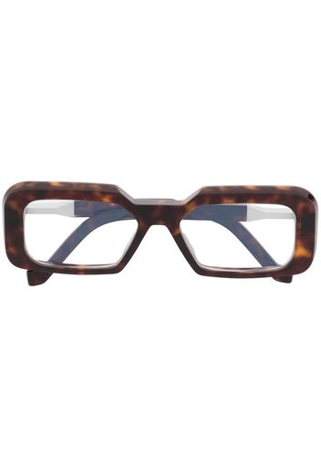 VAVA Eyewear Occhiali squadrati con effetto tartarugato - Marrone