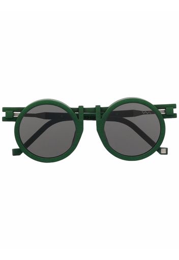 VAVA Eyewear Occhiali da sole tondi x Kengo Kuma - Verde