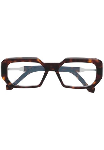 VAVA Eyewear Occhiali squadrati con effetto tartarugato - Marrone