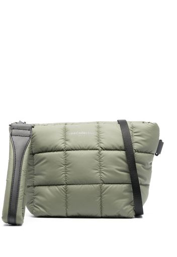 VeeCollective Porter quilted shoulder bag - Verde