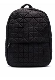 VeeCollective quilted leather-trim backpack - Nero