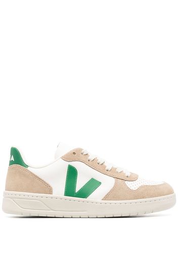 VEJA VEJA V10 LOW TOP LACE UP SNEAKER SUEDE - Toni neutri