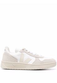 VEJA V-10 mesh low-top sneakers - Bianco