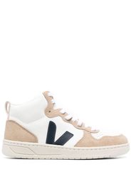 VEJA panelled high-top sneakers - Bianco