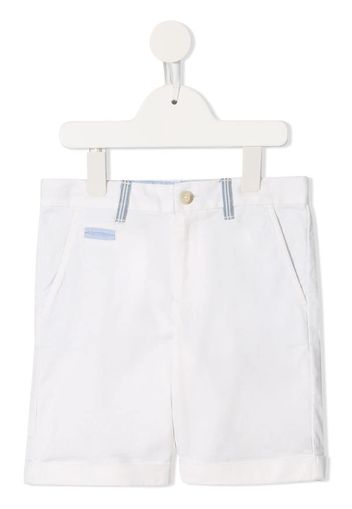 Bermuda chino con risvolto