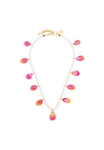 gold-plated Summer Shells pearl necklace