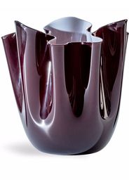 Venini Fazzoletto Opalino two-tone vase - Rosso