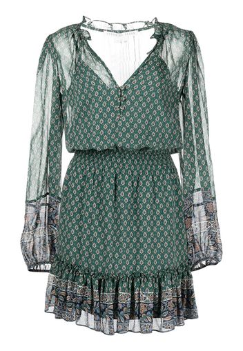 Veronica Beard Destiny print dress - Verde