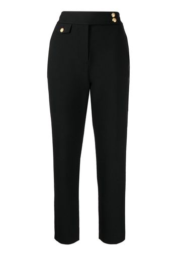 Veronica Beard Pantaloni crop a vita alta - Nero