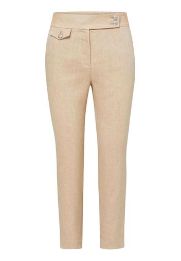 Veronica Beard Aubrey tapered-leg trousers - Toni neutri