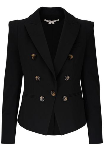 Veronica Beard button-embellished single-breasted blazer - Nero