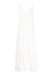 Veronica Beard Alondra pleated-detail dress - Bianco