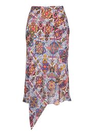 Veronica Beard asymmetric-design skirt - Blu