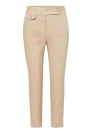 Veronica Beard Aubrey tapered-leg trousers - Toni neutri