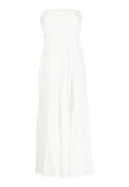 Veronica Beard Mckinney strapless maxi dress - Bianco