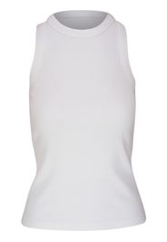 Veronica Beard Top smanicato a coste - Bianco