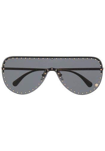 Versace Eyewear Occhiali da sole modello aviator - Nero