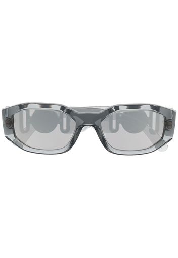 Versace Eyewear Medusa Biggie oval-frame sunglasses - Grigio