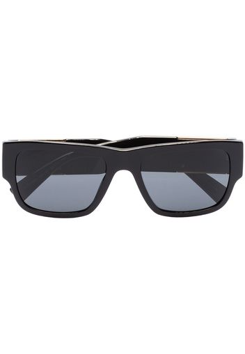 Versace Eyewear Occhiali da sole rettangolari - Nero