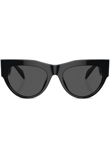 Versace Eyewear Occhiali da sole oversize - Nero