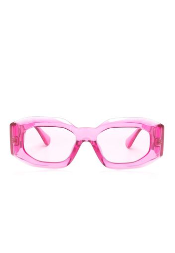 Versace Eyewear Medusa Biggie transparent-design sunglasses - Rosa