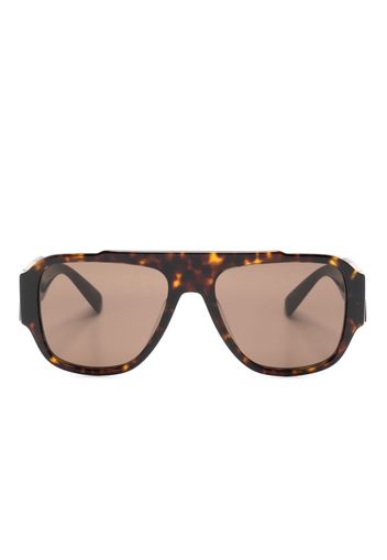 Versace Eyewear Occhiali da sole oversize - Marrone