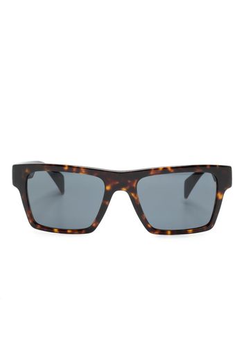 Versace Eyewear Occhiali da sole squadrati tartarugati - Marrone