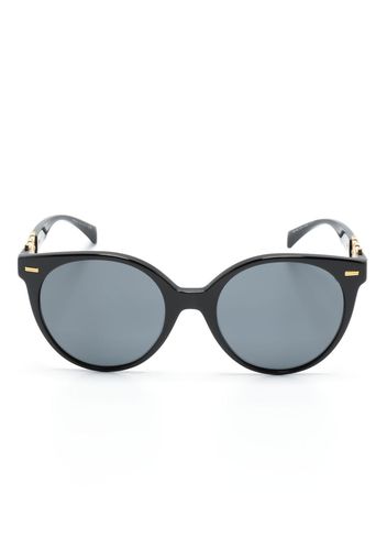 Versace Eyewear Occhiali da sole tondi - Nero