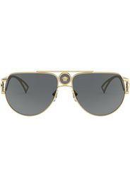 Versace Eyewear Occhiali da sole modello aviator Medusa - Grigio