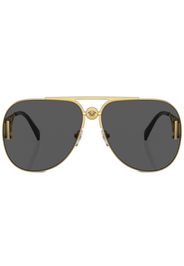 Versace Eyewear Occhiali da sole con montatura stile pilota - Oro