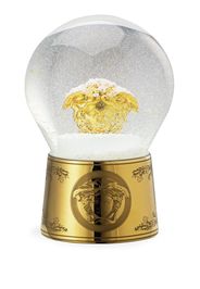 Versace Home Palla di vetro con neve Golden Medusa - Bianco