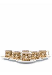 Versace Home Set da espresso con tazzine e piattini Barocco Mosaic - Oro