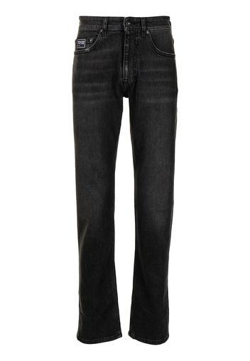 Versace Jeans Couture Jeans slim con lavaggio scuro - Nero