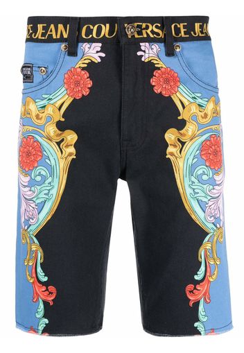 Versace Jeans Couture graphic print shorts - Nero